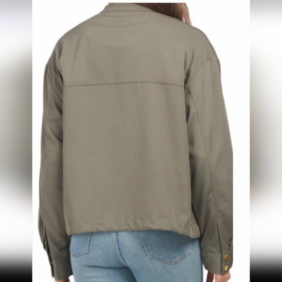 Ellen Tracy Jacket With Draw Cord Hem Size Large - Picture 2 of 15